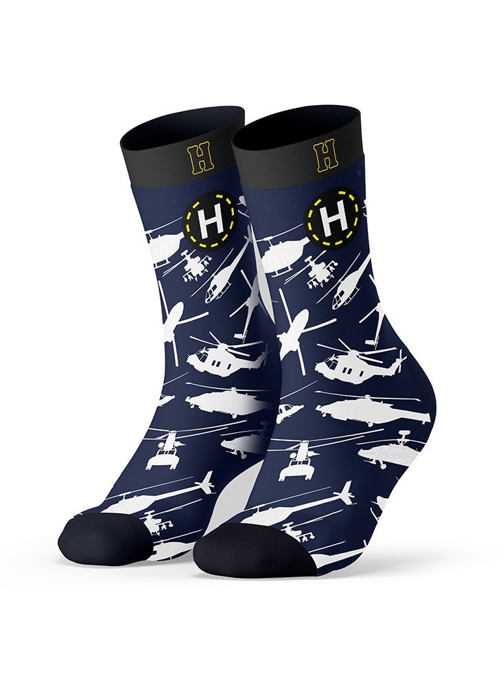 فايتر جيفتس جوارب هليكوبتر زرقاء