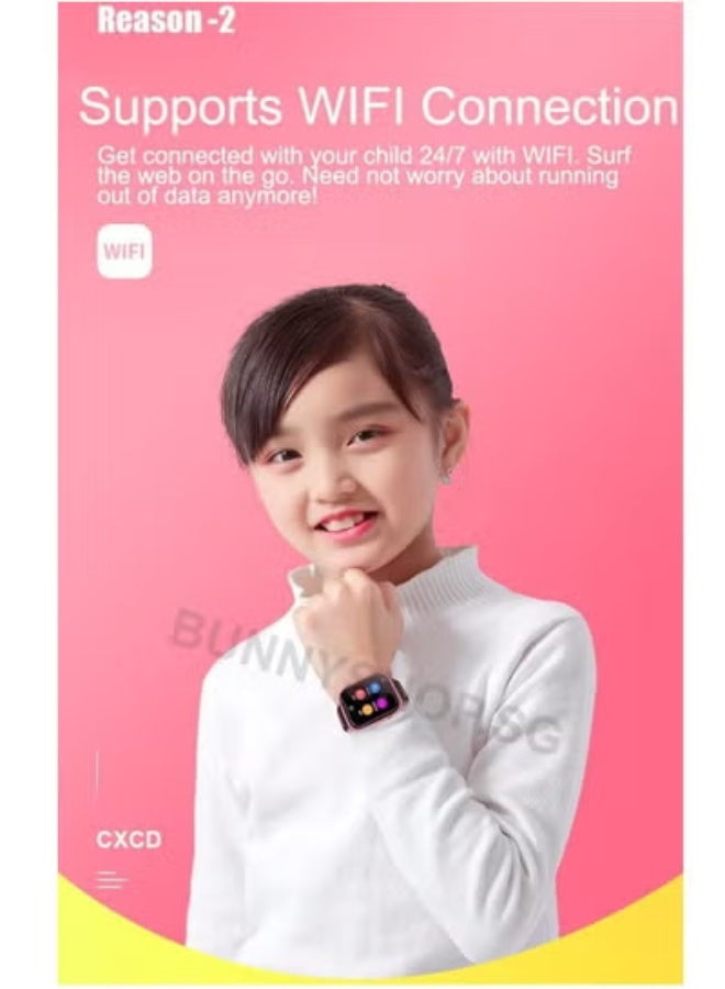AROAQ 4G Kids Smart Watch With Whatsapp App, GPS Tracker, SOS Button, Video Call, Google Translate and More - Image 4