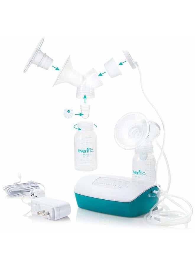 evenflo Feeding Hospital Strength Deluxe Advanced Breast Feeding Closed System Double Electric Pump with 32 Settings - Additional Accessories Included - Image 3