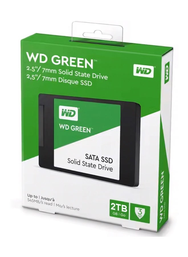 Western Digital WD Green 2TB Built-in  PC SSD - SATA III 6 Gb/s, 2.5 inches /7 mm  - Image 1