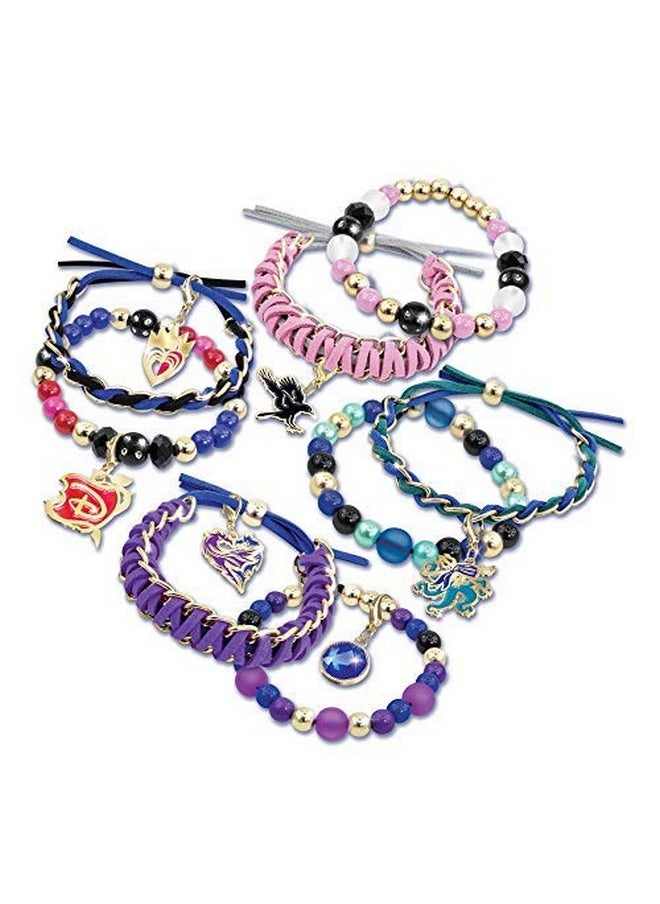 Make It Real Make It Real Disney Descendants 3 Fierce Fashion Jewelry Kit - DIY Bead & Charm Bracelet Making Set, Includes Supplies, Beads, Charms, Descendants Book - Create 8 Bracelets, for Ages 8  - Image 5