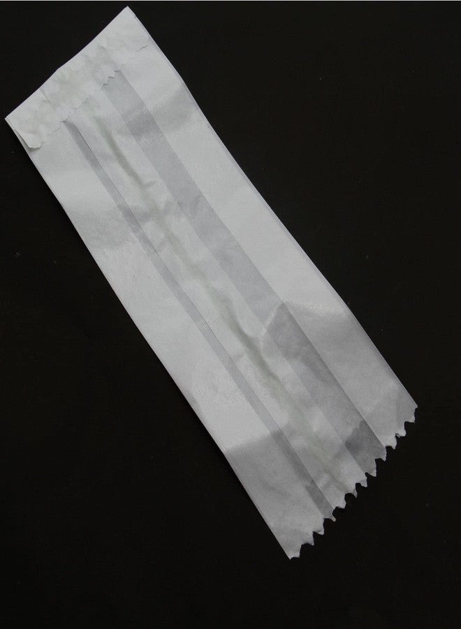 Aumni Crafts Butter Paper Covers Glassine Paper Pouches Bags (100 PCs) 9.8x5.5x3 Inch Gussetted White Food Grade Storage Oil & Grease Resistant - Image 2
