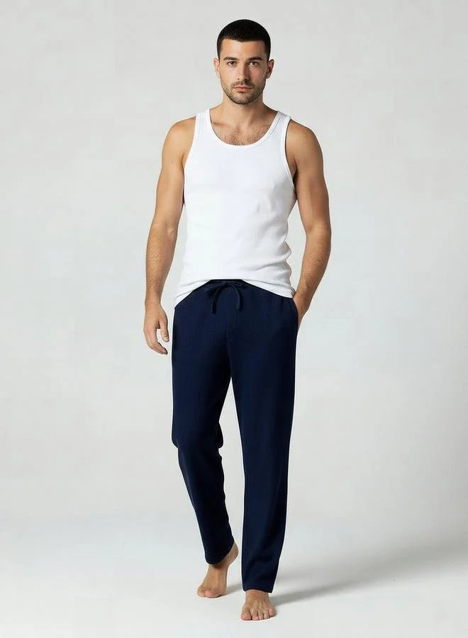 Splash FAV Men Ribbed Pyjama with Pockets