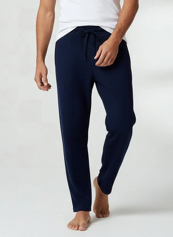 فاف بيجامة رجالي مضلعة بجيوب