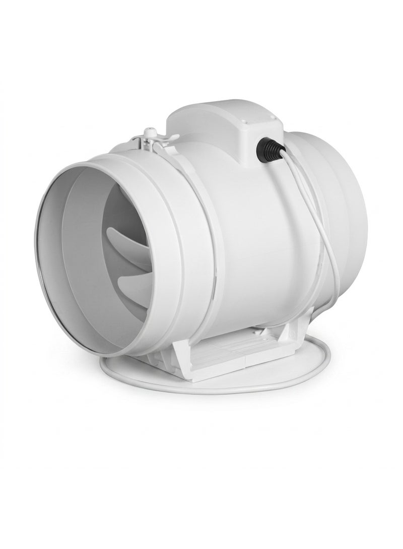 UNITED 6-Inch (15 cm) Mixed Flow Inline Duct Fan | Dual-Speed Operation with 265 CFM (450 m³/h) Airflow | 75W/65W Energy Efficient Motor | Low-Noise Performance & Heavy-Duty Durable Build | Ideal for Bathroom, Kitchen, Laundry Room, Office & Bedroom Ventilation | Made in Saudi Arabia - Image 1
