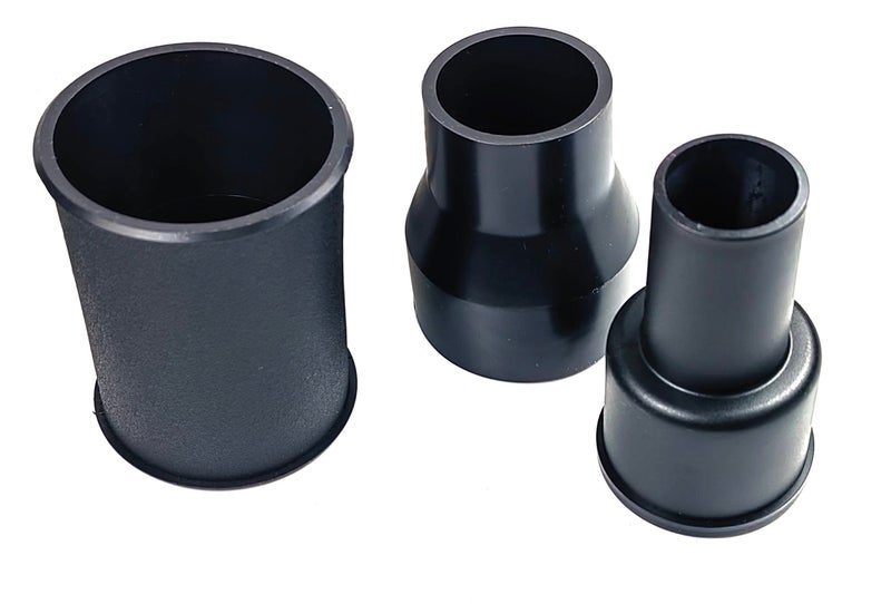 palart 3 Piece Vacuum Adapter Combo Kit Fits Wet Dry Vacuum Cleaners Connector Accessory, Includes a 2-1/2 in. to 1-7/8 in. Accessory Adapter, a 1-7/8 in. to 1-1/4 in. and a Hose-to-Hose Connector - Image 2