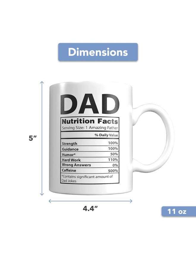 Light Autumn Gifts for Dad from Daughter or Son - Fathers Day Mug - Image 4