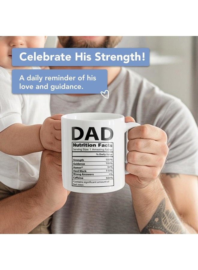 Light Autumn Gifts for Dad from Daughter or Son - Fathers Day Mug - Image 5