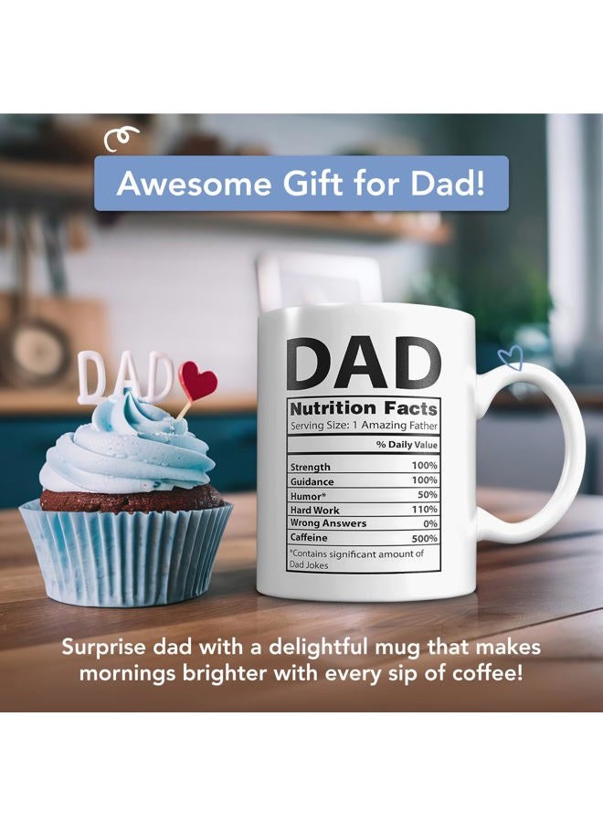 Light Autumn Gifts for Dad from Daughter or Son - Fathers Day Mug - Image 3