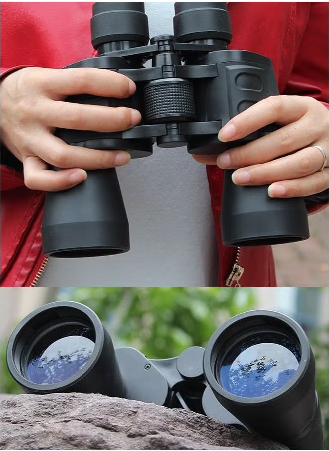 Bushnell 20x50 Military Binoculars for Adults & Teens – High-Power Tactical Binoculars with 168/2000m Range – Waterproof HD Professional Optics for Bird Watching, Hunting, Stargazing, Astronomy, Concerts & Sports  - Image 5