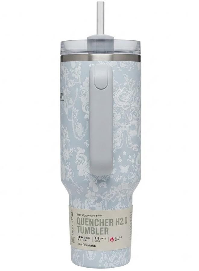 Stanley The X LoveShackFancy Holiday Quencher,Stainless Steel Vacuum Insulated Tumbler with Lid and Straw for Water, Iced Tea or Coffee, Smoothie and More 40 oz, Presented in Elegant Gift-Ready Packaging - Image 5