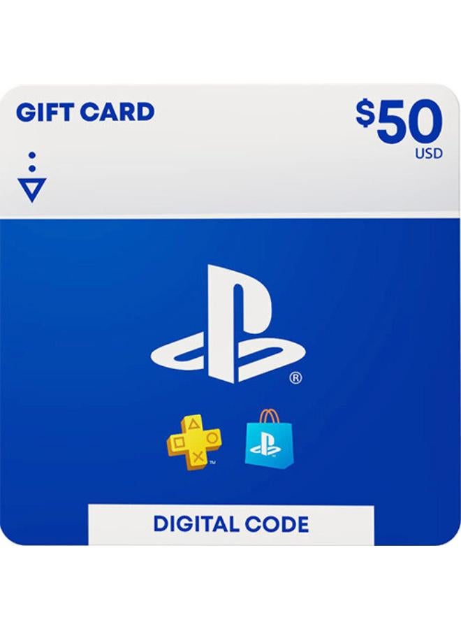 PlayStation Store Digital Code Gift Card -USA 50 USD