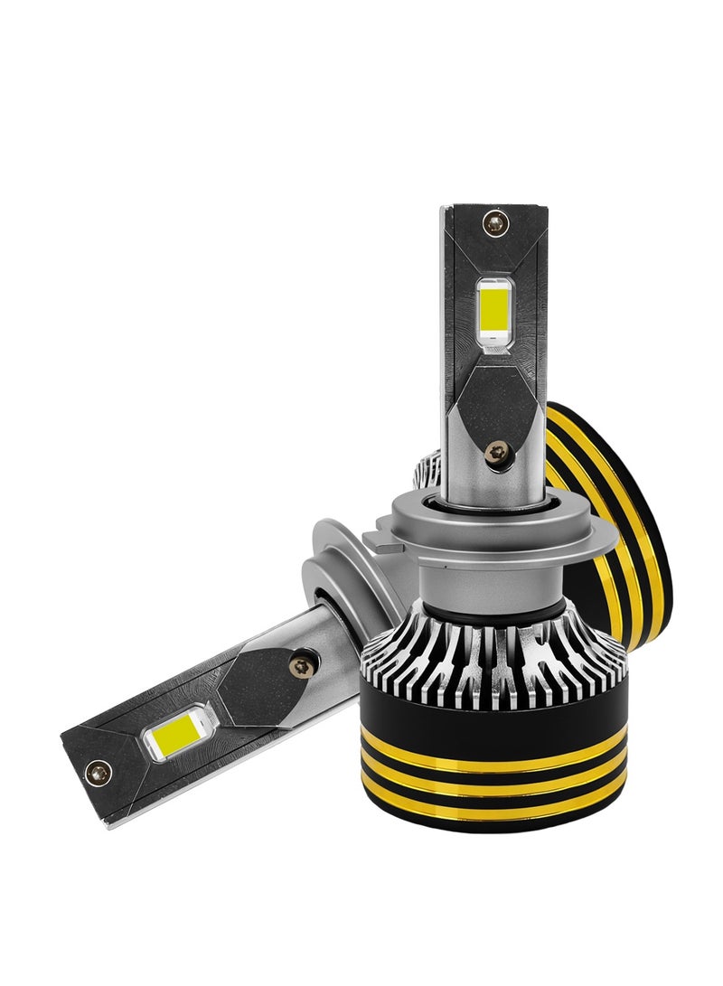 جولدن كامل مصابيح أمامية LED من Golden Camel M8 Pro H7، بقوة 120 واط، 30000 لومن، 6500 كلفن | طراز 450000 | فائقة السطوع، مقاومة للماء، سهلة التركيب - Image 4