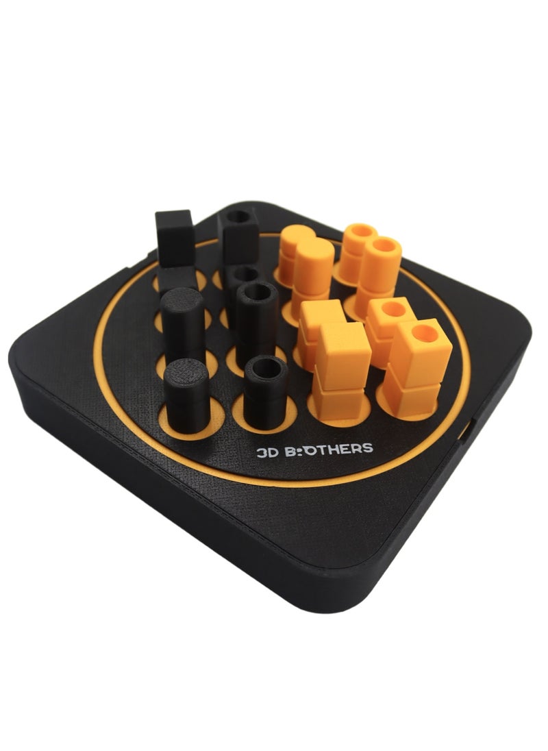 3D Brothers Board Game - Quarto Maze Game  Puzzles and Intelligence Play Games  - Image 1