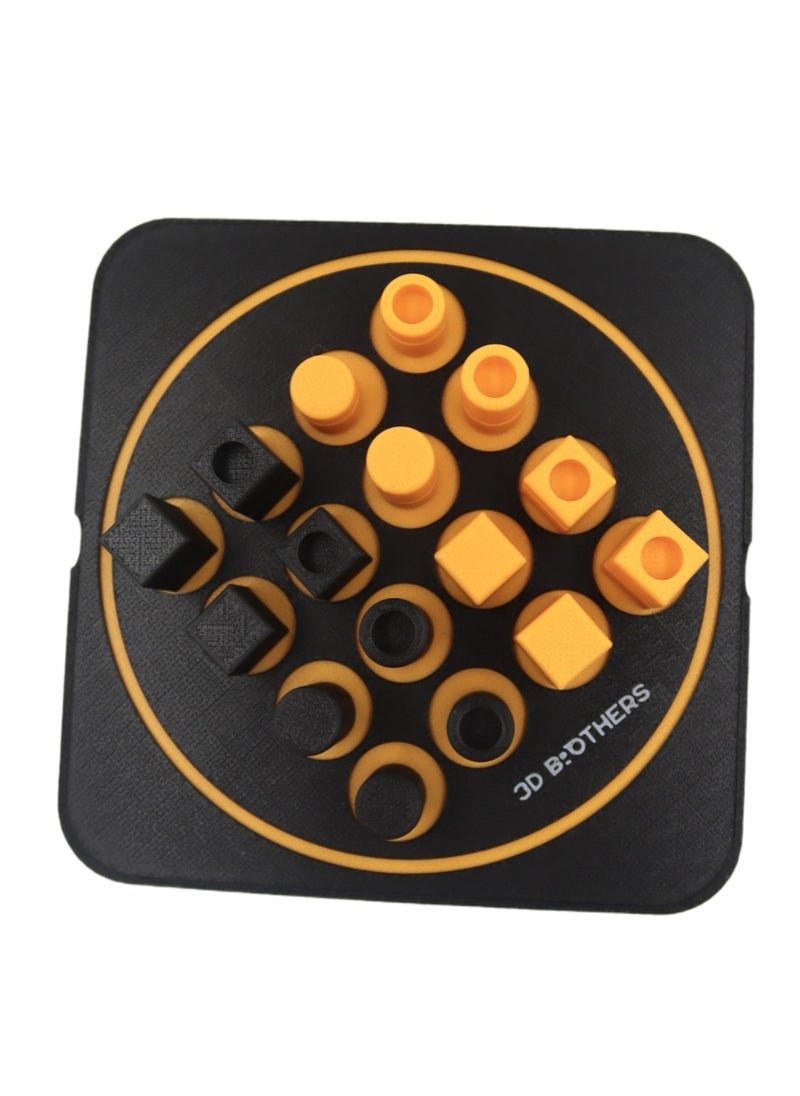3D Brothers Board Game - Quarto Maze Game  Puzzles and Intelligence Play Games  - Image 2