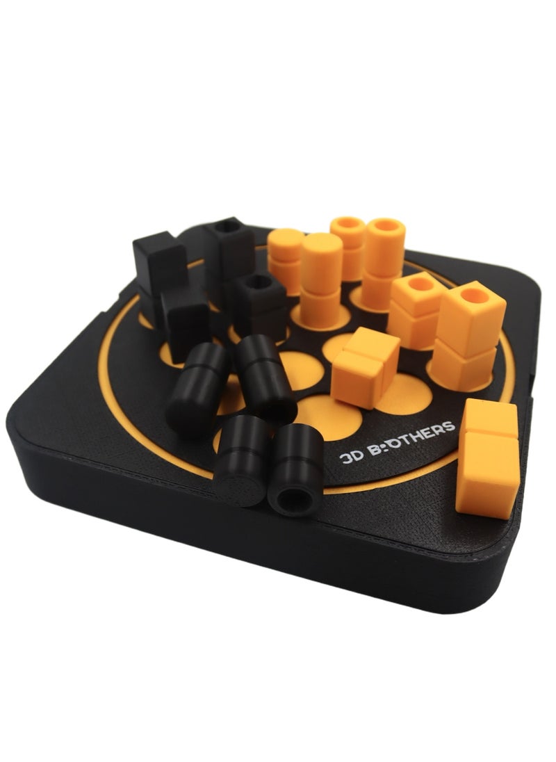 3D Brothers Board Game - Quarto Maze Game  Puzzles and Intelligence Play Games  - Image 3