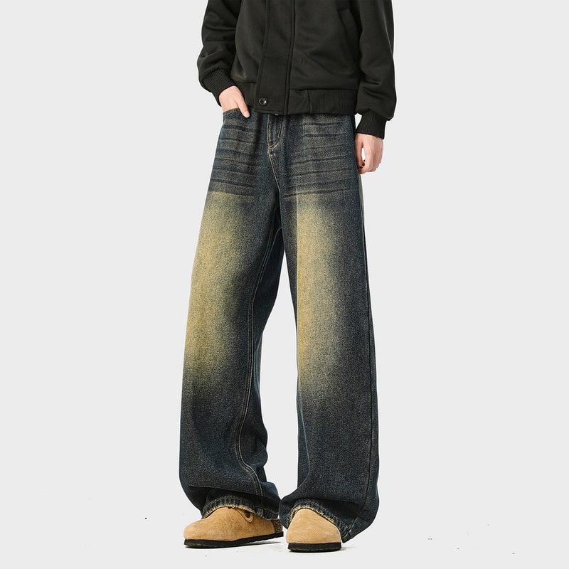 Unisex Classic Denim Jeans Loose Fit Daily Outdoor Wear - Image 4
