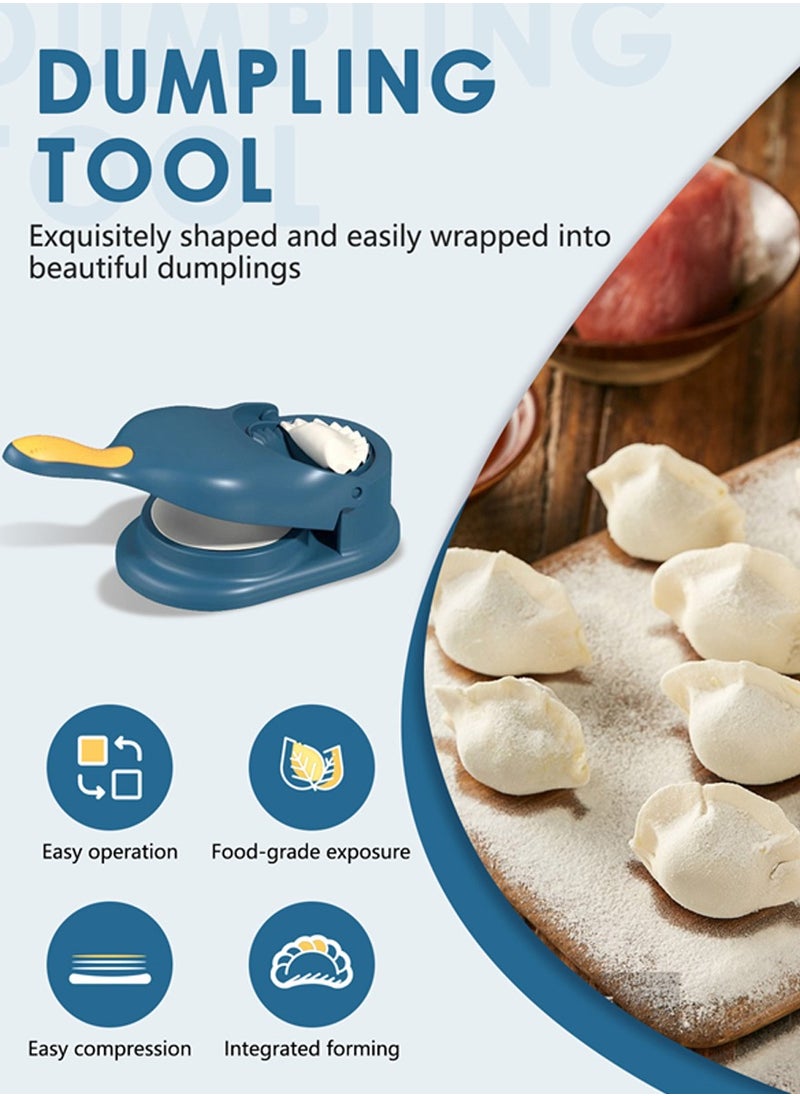 ISHWAZ - Dumpling Making Molds, Momos Maker, Dumplings Press Maker Kitchen Tool, Samosa Ravioli Dumpling Pie Empanada Maker, Puri Kachori, Idli Makers, Baking Pastry Tool For Making Handmade Products - Image 1