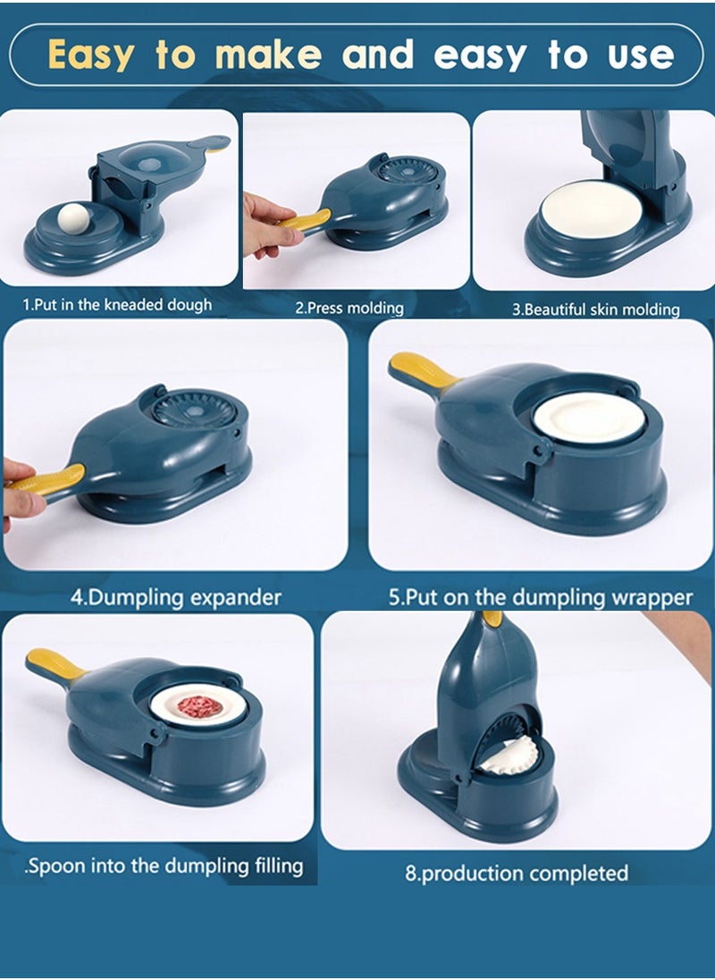 ISHWAZ - Dumpling Making Molds, Momos Maker, Dumplings Press Maker Kitchen Tool, Samosa Ravioli Dumpling Pie Empanada Maker, Puri Kachori, Idli Makers, Baking Pastry Tool For Making Handmade Products - Image 1