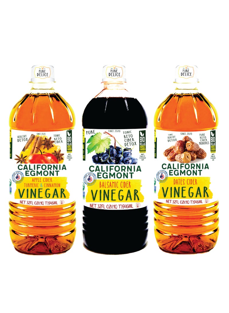 CALIFORNIA EGMONT Apple Cider Vinegar collection Pack of 3 pieces*3litres