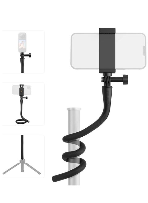 TELESIN Action Camera Flexible Mount with Phone Holder