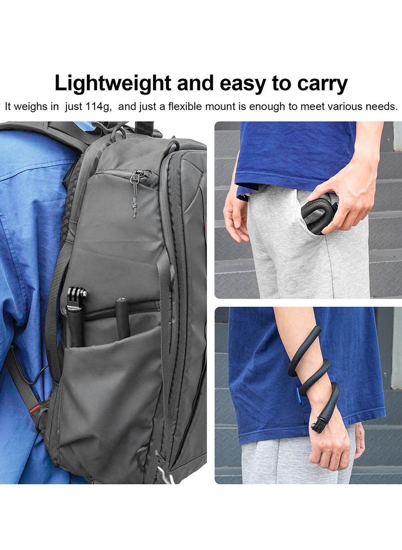 TELESIN Action Camera Flexible Mount with Phone Holder