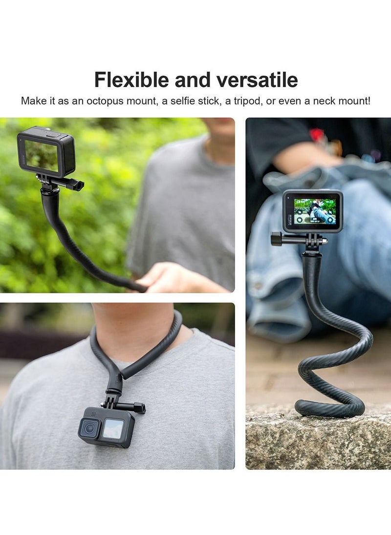 TELESIN Action Camera Flexible Mount with Phone Holder