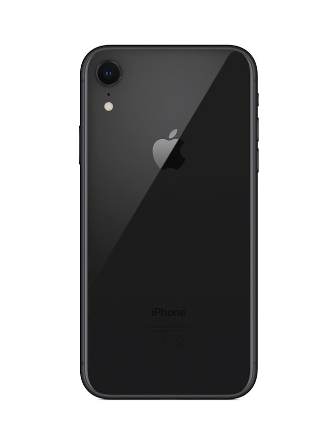 ابل  مُجدد - هاتف آيفون XR بتطبيق فيس تايم لون أسود بذاكرة داخلية سعة 128 جيجابايت ويدعم تقنية 4G LTE - Image 3