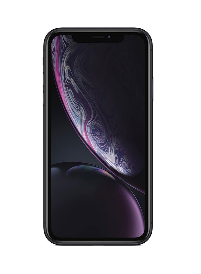 ابل  مُجدد - هاتف آيفون XR بتطبيق فيس تايم لون أسود بذاكرة داخلية سعة 128 جيجابايت ويدعم تقنية 4G LTE - Image 2