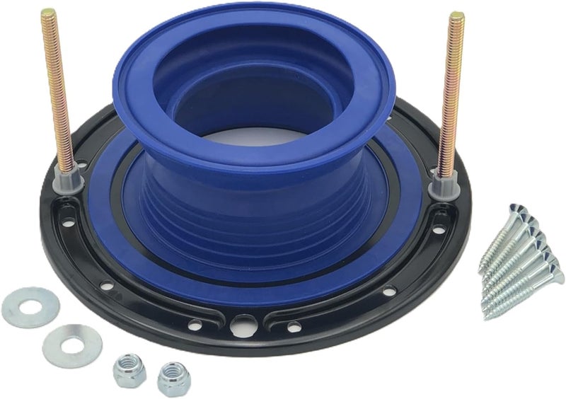 One-N-Done One N Done Toilet Flange Repair Kit - Toilet Kit For Low or Broken Toilet Flange. Toilet Wax Ring Replacement Kit W/Toilet Flange Extender Kit. No Wax Ring For Toilet Bowl Or Toilet Seal Required (1) - Image 1