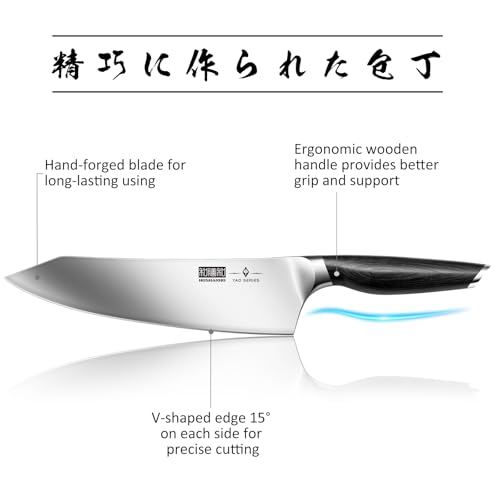 HOSHANHO 16-Piece Kitchen Knife Set with Block, Powder Steel High Carbon Steel Knife Block Set, Ultra Sharp Professional Chef Knife Set with Sharpener - Image 2