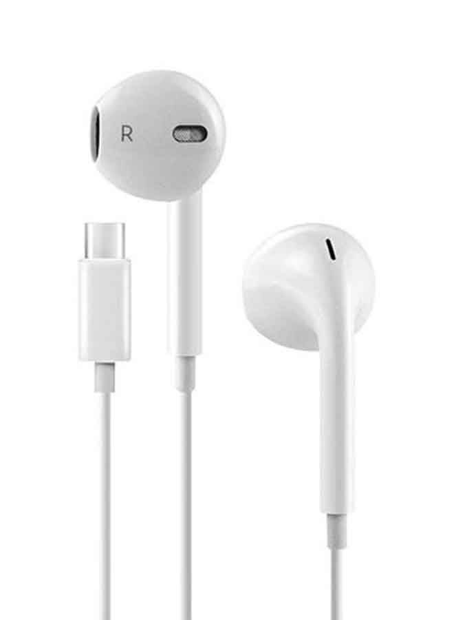 vexa pro Type-C In-Ear Wired Earphones with Microphone & Volume Control – Compatible with iPhone 15 Pro Max, iPad Pro/Air, Samsung & USB-C Devices | High-Quality Sound Earbuds - Image 2