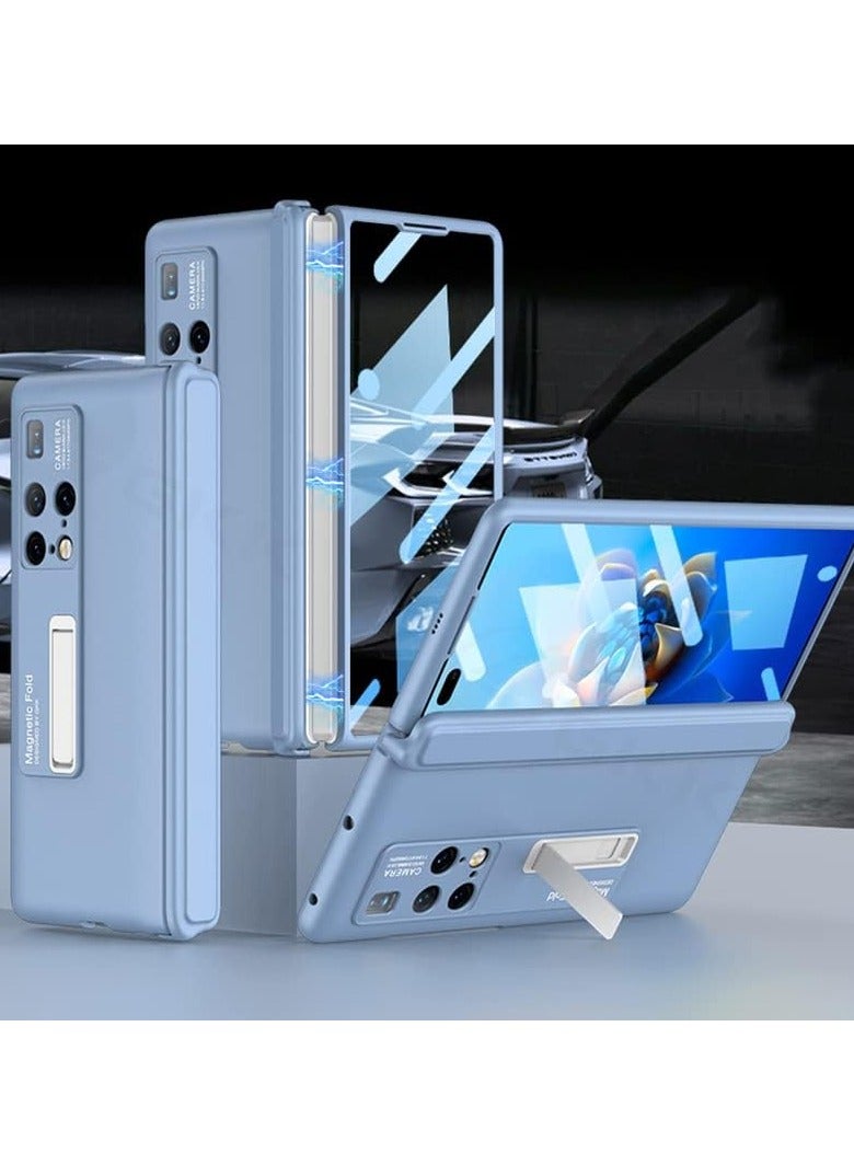 حافظة Huawei Mate X2 متوافقة مع مفصل مغناطيسي Jarttarn مزودة بحامي شاشة مدمج وقاعدة تدعم الشحن اللاسلكي
