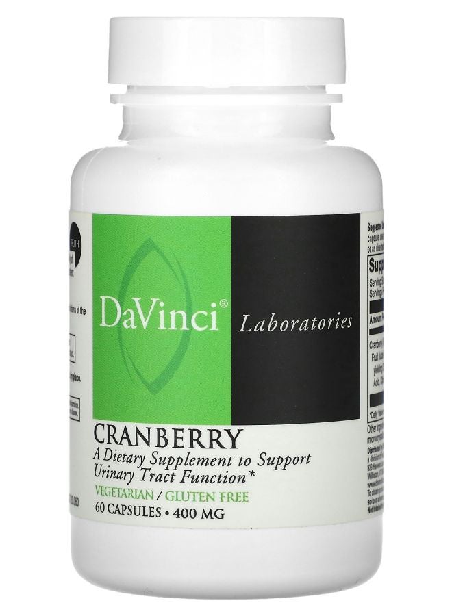 DaVinci Laboratories of Vermont Cranberry 400 mg 60 Capsules