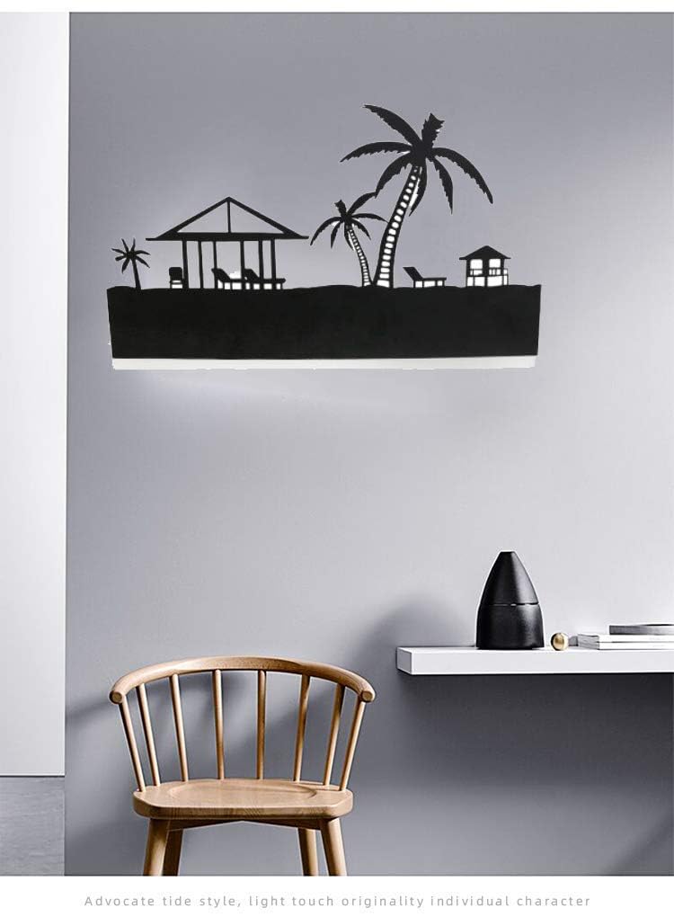 CITRA Picnic Scene Modern LED Wall Light Wall Sconce Lamp for Bedroom, Bedside, Dining Room, Bathroom Mirror - Black - Image 4