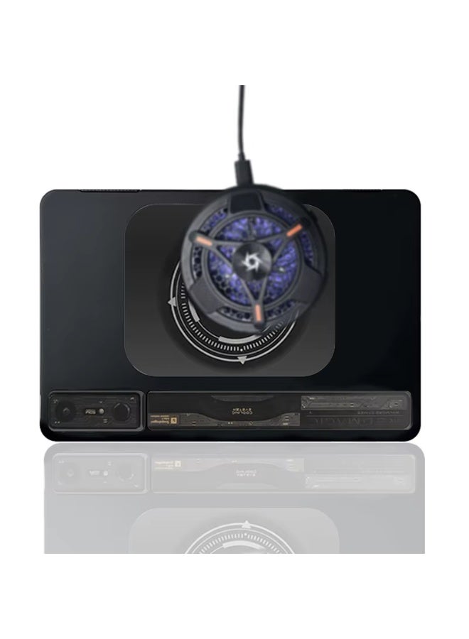 RedMagic Pad 3 Pro (ASTRA) Silicone Case with a hollow design for easy installation of the cooling fan and gameplay. Color: Black - Image 4