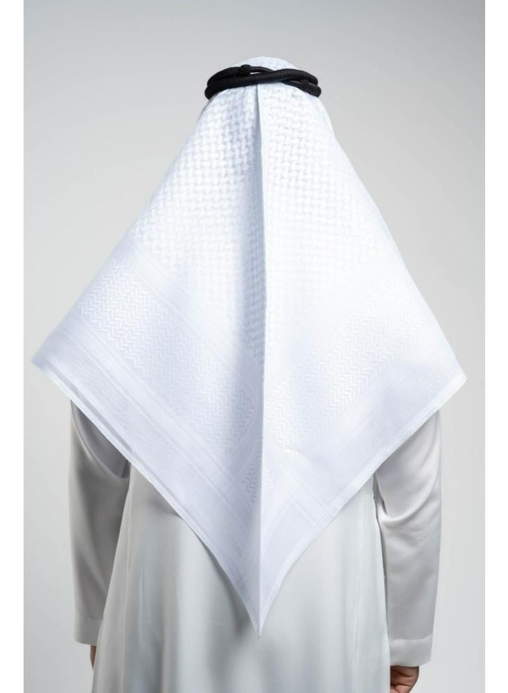 Lebbson white Luxury shemagh - Image 2
