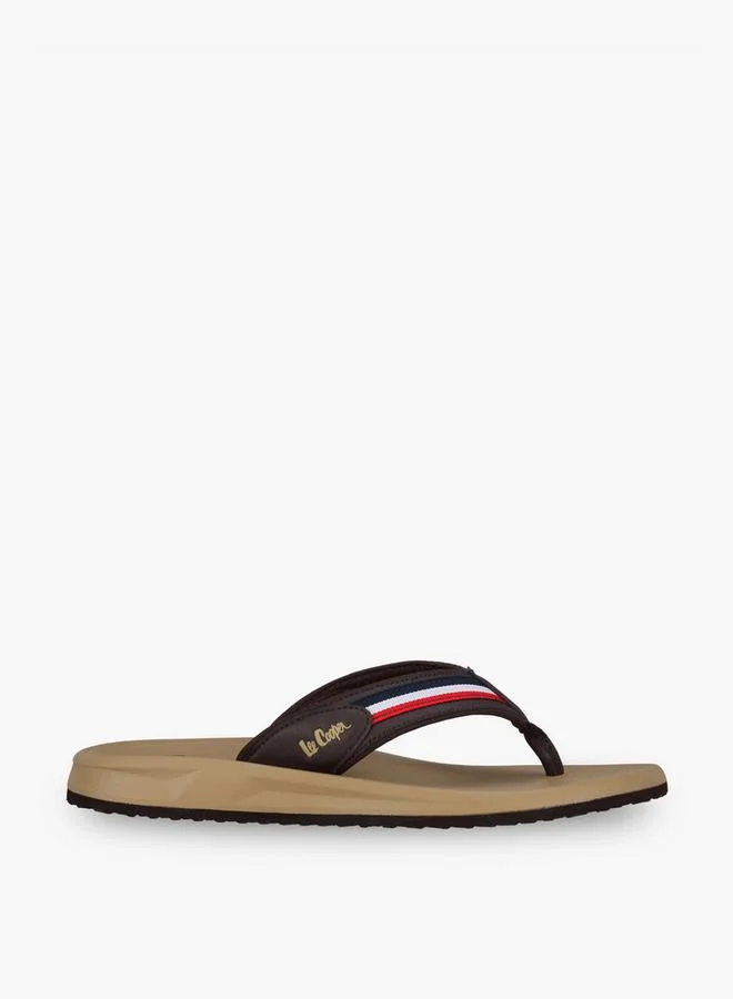 لي كوبر Men Striped Flip Flops