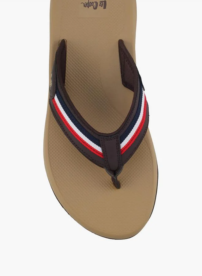 Lee Cooper BEIGE Men Striped Flip Flops for Men | Best Price UAE