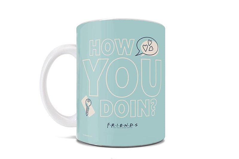 Trend Setters Friends the Television Show – How You Doin? – Joey Tribbiani – One 11 oz Coffee or Tea Mug – Perfect for Gifting or Collecting – Officially Licensed Merchandise - Image 1