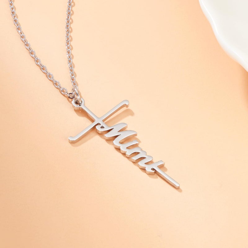 Lcherry Mimi Gifts from Granddaughter - Mimi Cross Necklace for Women, Mother's Day Birthday Religious Necklace Gifts for Women Christian Jewelry - Image 4