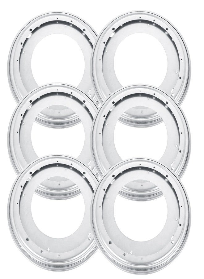 RHBLME 6 Pack 12 Inch Lazy Susan Hardware, 5/16" Thick Turntable Bearings, 1000Lbs Rotating Bearing Plate Heavy Duty Lazy Susan for Rotating Table, Corner Shelves, Book Case, Serving Tray - Image 1