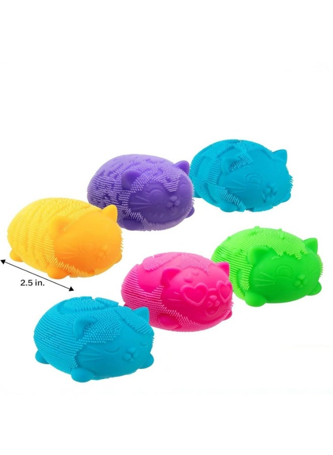 Cats Fuzz Ball Sensory Squeeze，Slow Rebound Squeeze Toy, Soft Textured Fidget Toy for Kids & Adults - Image 4