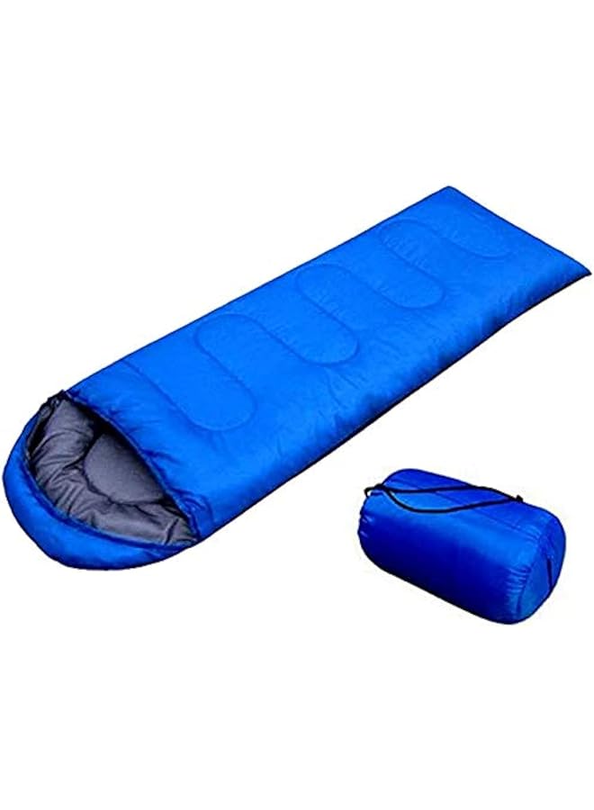 CHAYA Outdoor Camping Sleeping Bag Lightweight 3 Season Weather Envelope Sleep Bags Warm Bag Microfiber Filled 5 20 Degree For Backpacking/Hiking/Camping/Mountaineering With Compression Sack(Blue)  - Image 1