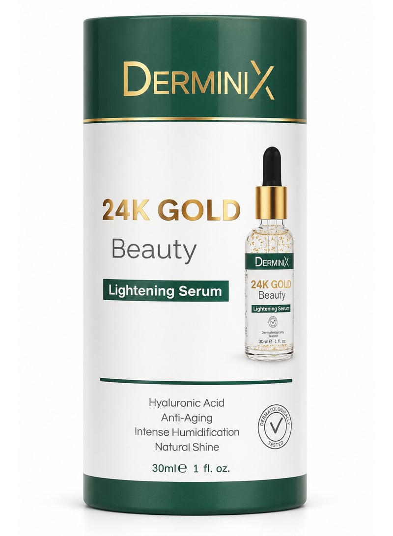 Derminix 24 k gold beauty serum 30ml