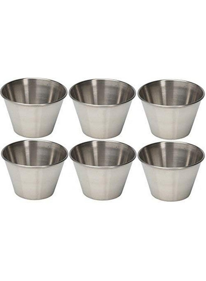 Dynore Set of 6 Sauce Cup - 75 ml Each||Multipurpose Small Cups Bowls - Image 2