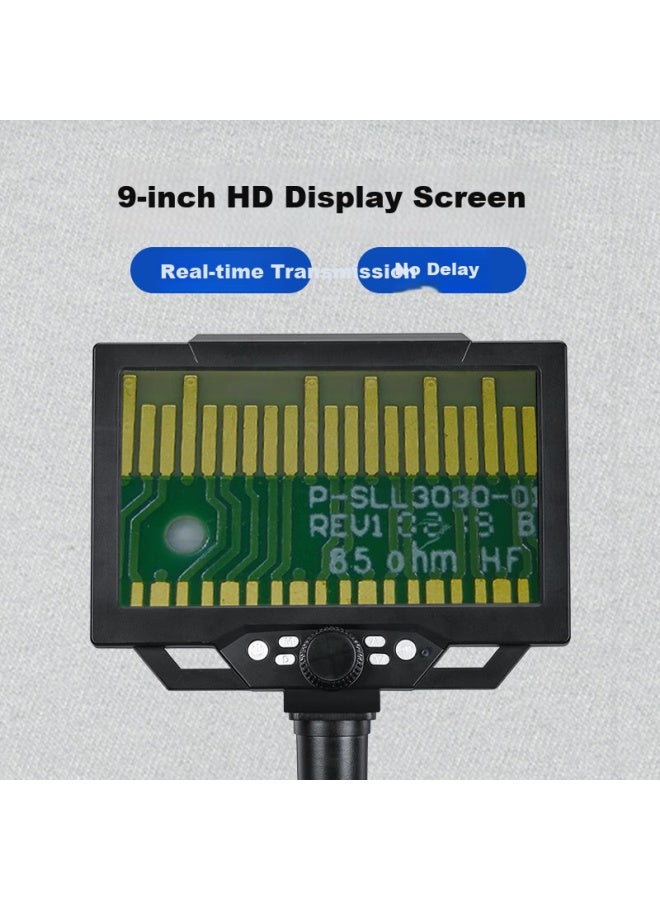 Jhopt 1600x Digital Magnification High-definition Industrial Electronic Microscope With 9-inch Large Screen For Viewing Microdots, Jade, And Motherboards - Image 3