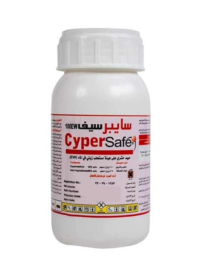 Insecticide Liquid to Combat Crawling and Flying Insects Cypersafe EW 100 250ML