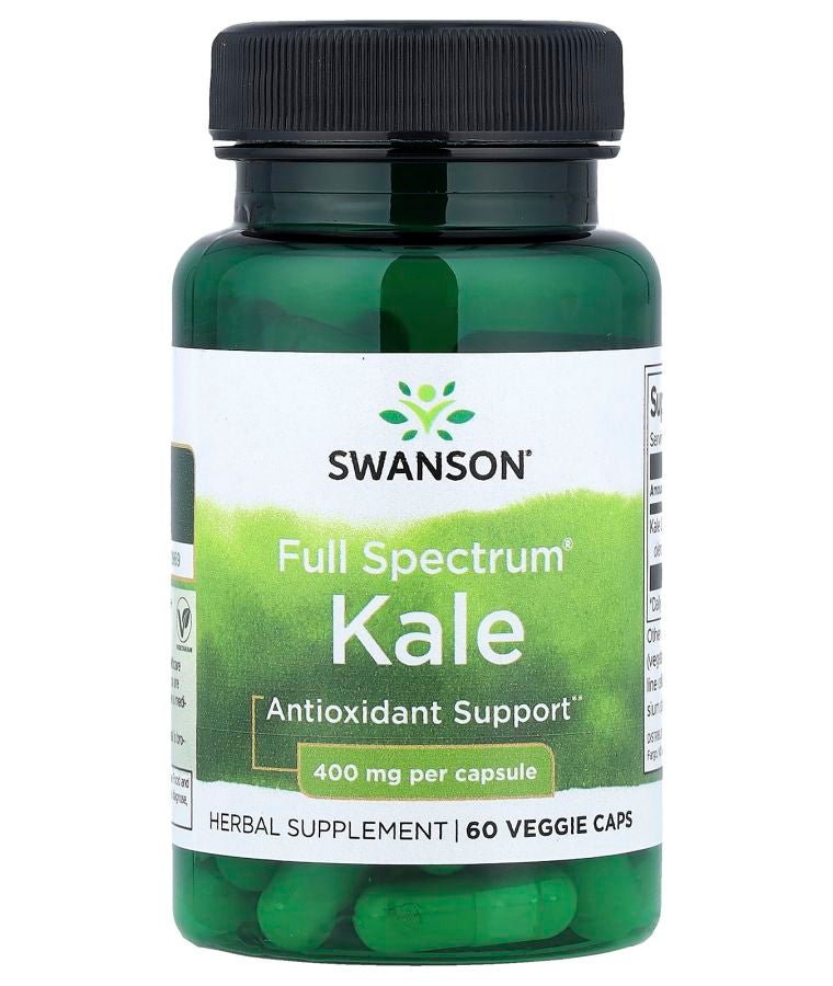 SWANSON Full Spectrum® Kale 400 mg 60 Veggie Caps