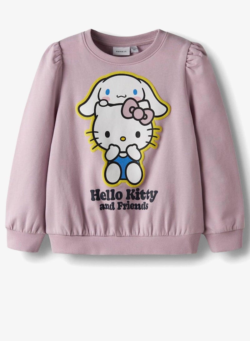 NAME IT Kids Graphic Crew Neck Sweatshirt - Image 5